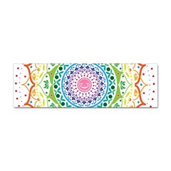 Mandala Pattern Rainbow Pride Sticker Bumper (100 Pack) by Vaneshop