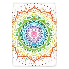 Mandala Pattern Rainbow Pride Removable Flap Cover (l) by Vaneshop