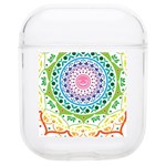 Mandala Pattern Rainbow Pride Soft TPU AirPods 1/2 Case Front