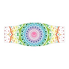 Mandala Pattern Rainbow Pride Stretchable Headband by Vaneshop