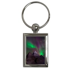 Fantasy Pyramid Mystic Space Aurora Key Chain (rectangle) by Grandong