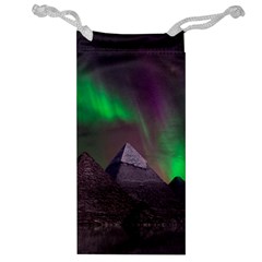 Fantasy Pyramid Mystic Space Aurora Jewelry Bag by Grandong