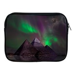 Fantasy Pyramid Mystic Space Aurora Apple iPad 2/3/4 Zipper Cases Front