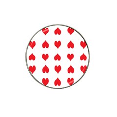 Heart Red Love Valentines Day Hat Clip Ball Marker by Bajindul