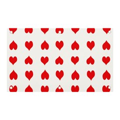 Heart Red Love Valentines Day Banner And Sign 5  X 3  by Bajindul