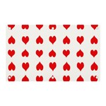 Heart Red Love Valentines Day Banner and Sign 5  x 3  Front