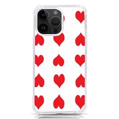 Heart Red Love Valentines Day Iphone 14 Pro Max Tpu Uv Print Case by Bajindul