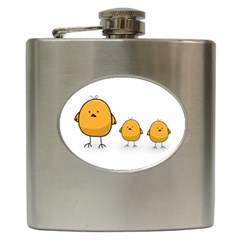 Chick Easter Cute Fun Spring Hip Flask (6 Oz) by Ndabl3x