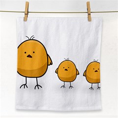 Chick Easter Cute Fun Spring Face Towel by Ndabl3x