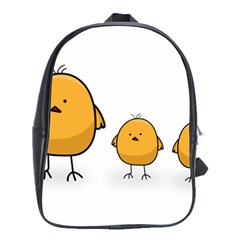 Chick Easter Cute Fun Spring School Bag (large) by Ndabl3x