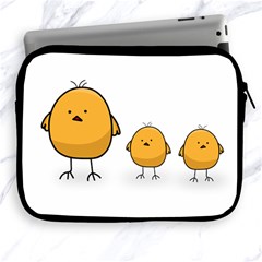 Chick Easter Cute Fun Spring Apple Ipad 2/3/4 Zipper Cases by Ndabl3x