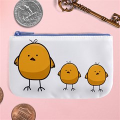 Chick Easter Cute Fun Spring Large Coin Purse by Ndabl3x