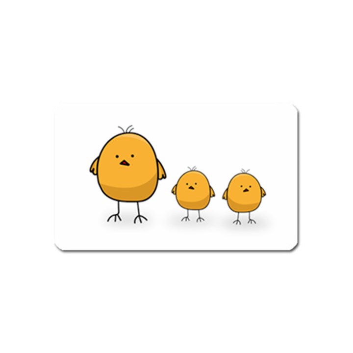 Chick Easter Cute Fun Spring Magnet (Name Card)