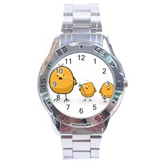 Chick Easter Cute Fun Spring Stainless Steel Analogue Watch by Ndabl3x