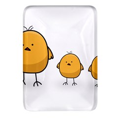 Chick Easter Cute Fun Spring Rectangular Glass Fridge Magnet (4 Pack) by Ndabl3x