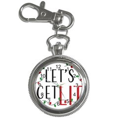 Let s Get Lit Christmas Jingle Bells Santa Claus Key Chain Watches by Ndabl3x