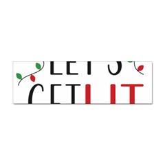 Let s Get Lit Christmas Jingle Bells Santa Claus Sticker Bumper (10 Pack) by Ndabl3x