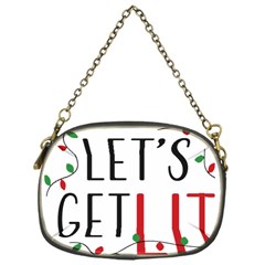 Let s Get Lit Christmas Jingle Bells Santa Claus Chain Purse (one Side) by Ndabl3x