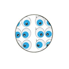 Eyes Comic Cartoon Fun Funny Toon Hat Clip Ball Marker by Ndabl3x