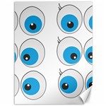 Eyes Comic Cartoon Fun Funny Toon Canvas 36  x 48  35.26 x46.15  Canvas - 1