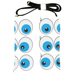 Eyes Comic Cartoon Fun Funny Toon Shoulder Sling Bag by Ndabl3x