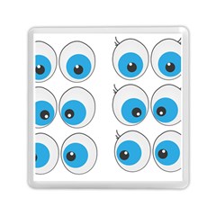 Eyes Comic Cartoon Fun Funny Toon Memory Card Reader (square) by Ndabl3x