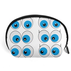 Eyes Comic Cartoon Fun Funny Toon Accessory Pouch (large) by Ndabl3x