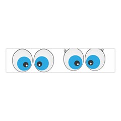 Eyes Comic Cartoon Fun Funny Toon Velvet Scrunchie by Ndabl3x