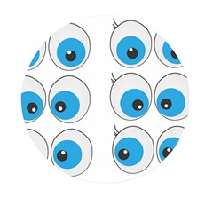 Eyes Comic Cartoon Fun Funny Toon Mini Round Pill Box (pack Of 3) by Ndabl3x