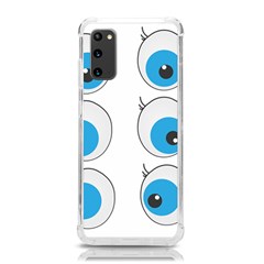 Eyes Comic Cartoon Fun Funny Toon Samsung Galaxy S20 6 2 Inch Tpu Uv Case by Ndabl3x