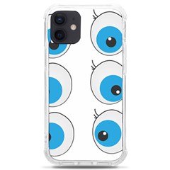 Eyes Comic Cartoon Fun Funny Toon Iphone 12 Mini Tpu Uv Print Case	 by Ndabl3x