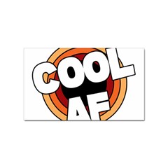 Cool Af Cool As Super Sticker (rectangular) by Ndabl3x