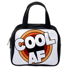 Cool Af Cool As Super Classic Handbag (one Side) by Ndabl3x