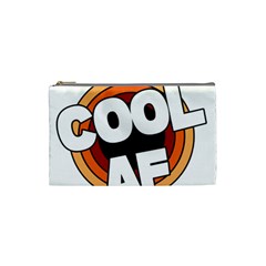 Cool Af Cool As Super Cosmetic Bag (small) by Ndabl3x