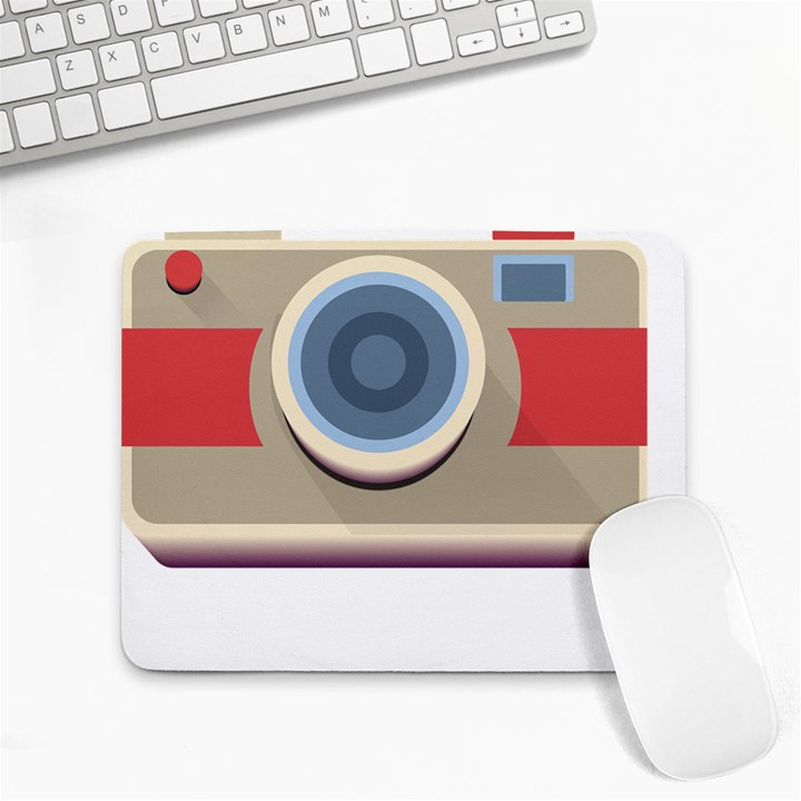 Photo Camera Machine Colorful Art Small Mousepad