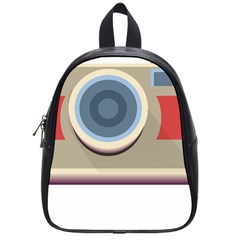 Photo Camera Machine Colorful Art School Bag (small) by Ndabl3x