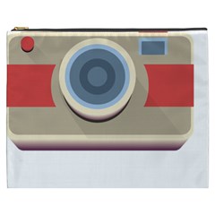 Photo Camera Machine Colorful Art Cosmetic Bag (xxxl) by Ndabl3x