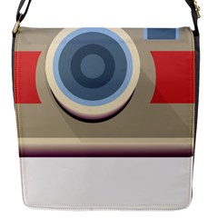 Photo Camera Machine Colorful Art Flap Closure Messenger Bag (s) by Ndabl3x