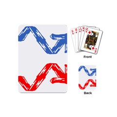 Arrow Up Down Playing Cards Single Design (mini) by Ndabl3x