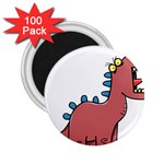 Dinosaur Dragon Drawing Cute 2.25  Magnets (100 pack)  Front