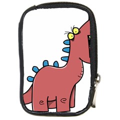 Dinosaur Dragon Drawing Cute Compact Camera Leather Case by Ndabl3x