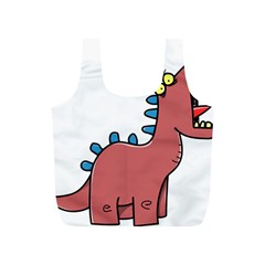 Dinosaur Dragon Drawing Cute Full Print Recycle Bag (s) by Ndabl3x