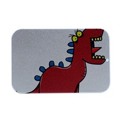 Dinosaur Dragon Drawing Cute Open Lid Metal Box (silver)   by Ndabl3x