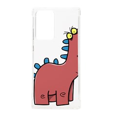 Dinosaur Dragon Drawing Cute Samsung Galaxy Note 20 Ultra Tpu Uv Case by Ndabl3x