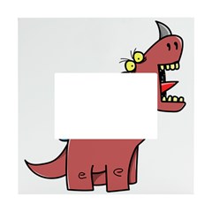 Dinosaur Dragon Drawing Cute White Box Photo Frame 4  X 6  by Ndabl3x