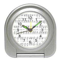 Jingle Bells Song Christmas Carol Travel Alarm Clock by Ndabl3x