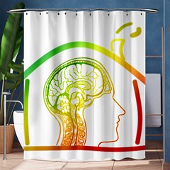 Throughts Construct Does Face Shower Curtain 60  X 72  (medium)  by Ndabl3x