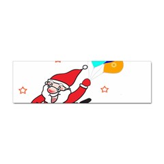 Nicholas Santa Claus Balloons Stars Sticker (bumper) by Ndabl3x