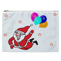 Nicholas Santa Claus Balloons Stars Cosmetic Bag (xxl) by Ndabl3x