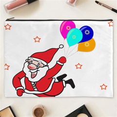 Nicholas Santa Claus Balloons Stars Cosmetic Bag (xxxl) by Ndabl3x